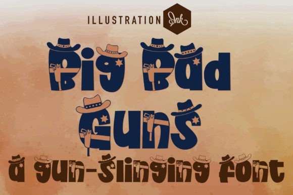 Big Bad Guns: A Bold Display Font for Digital Design