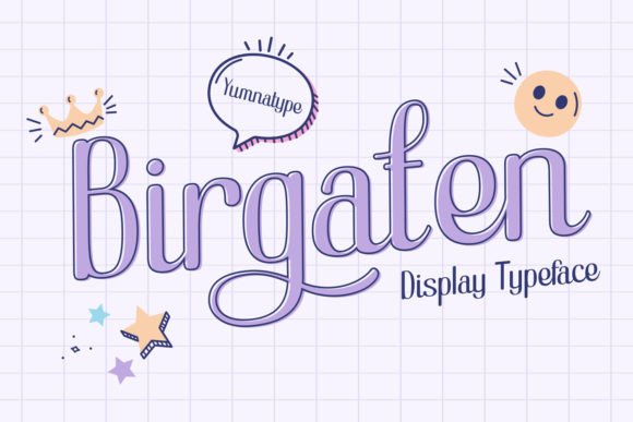 Birgaten: A Playful Display Font for Editorial Design