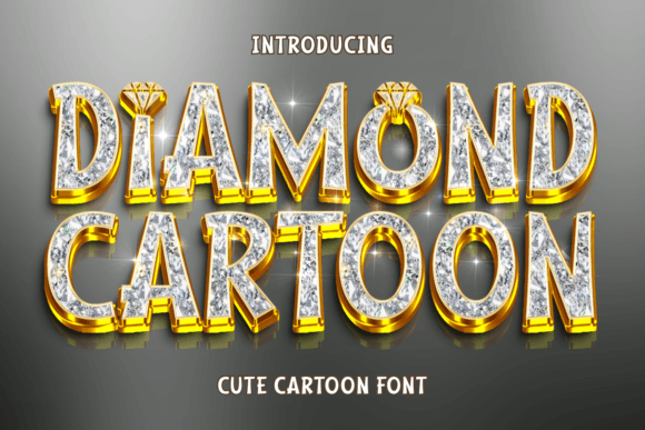 Diamond Cartoon: The Font That Adds Sparkle to Your Campaigns