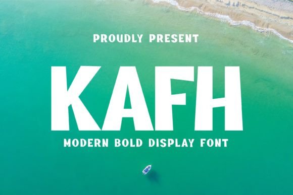 Kafh: A Bold Display Font for Editorial Impact