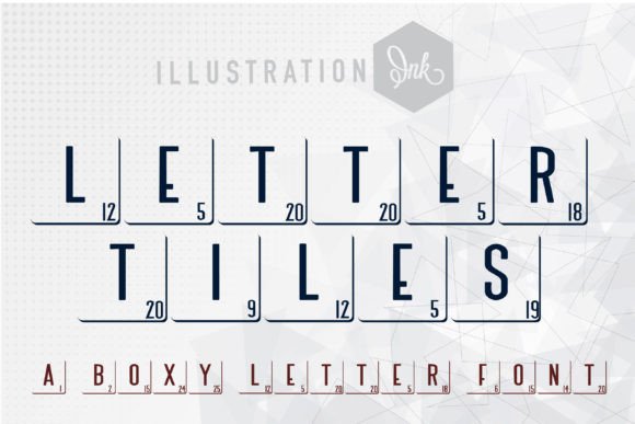 Letter Tiles: A Playful Font for Editorial Design