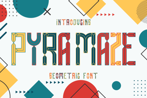 Pyra Maze: The Geometric Font That Elevates Your Brand