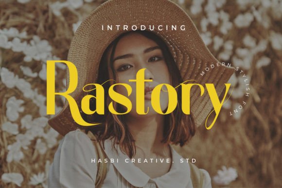 Rastory: A Modern Typeface for Editorial Design