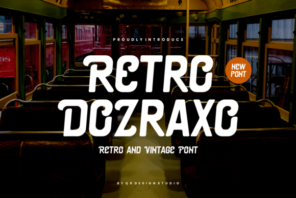 Retro Dozraxo: A Font That Brings Nostalgia to Your Brand