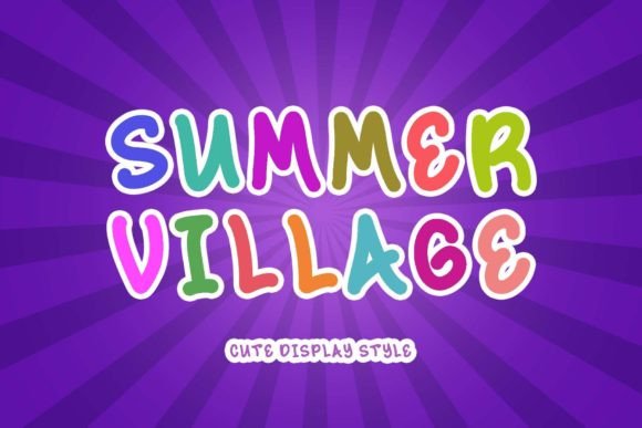 Summer Village: A Font That Elevates Your Brand