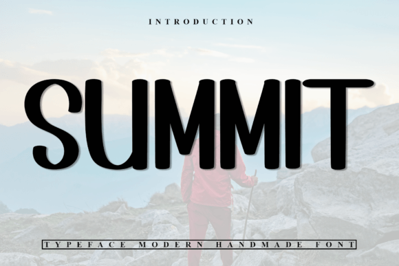 Summit: A Festive Font for Holiday Vibes and Digital Design