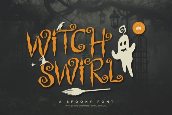 Witch Swirl: A Playful Display Font for Web Design