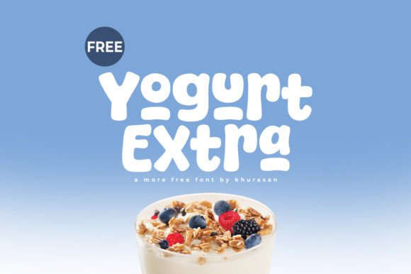 Yogurt Extra: A Modern Display Font for Web Design